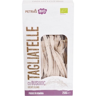 Petras Bio | Tagliatelle cu busuioc, raw, bio 250g