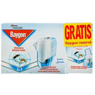 Baygon | Aparat electric +rezerva gratis 27ml