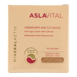ASLAVITAL | Mineralactiv | Crema de fata antirid cu calciu 50ml