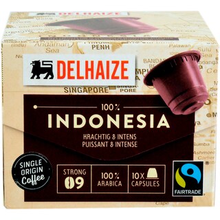 Delhaize | Cafea Indonezia, 10 capsule