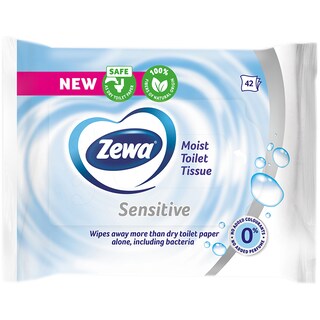 Zewa | Hartie igienica umeda Sensitive, 42 bucati