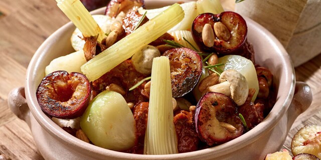 Bourguignon cu vita new style la oala de lut