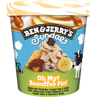 Ben&Jerry's | Inghetata Sundae Oh My! Banoffee Pie! 344g