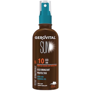 Gerovital | Sun | Ulei bronzant protector SPF 10 150ml