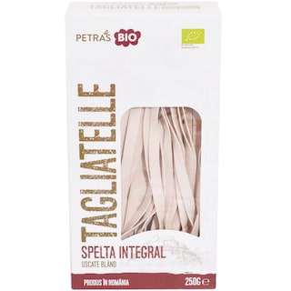 Petras Bio | Tagliatelle din spelta integrala, raw, bio 250g