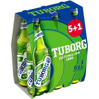 Tuborg | Bere blonda  5+1x0.33L
