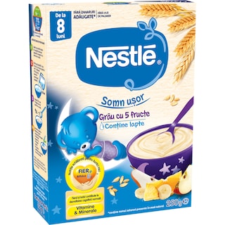 Nestle | Cereale Somn usor Grau cu 5 fructe, de la 8 luni 250g