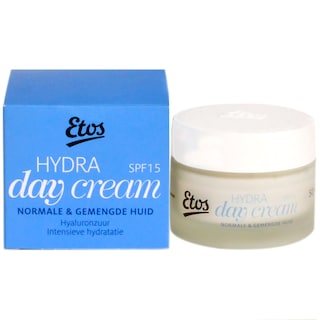 Etos | Crema de zi SPF 15 cu acid hialuronic 50ml