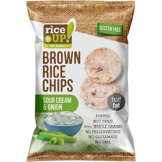 Rice Up | Chipsuri din orez cu smantana si ceapa 60g
