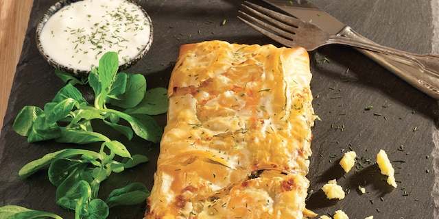 Placinta cu spanac, ricotta si cheddar