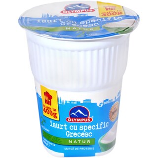 Olympus | Iaurt Natur cu specific grecesc, 2% grasime 400g