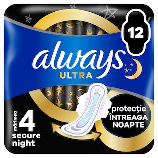 Always | Ultra | Absorbante Ultra Secure Night 12 bucati