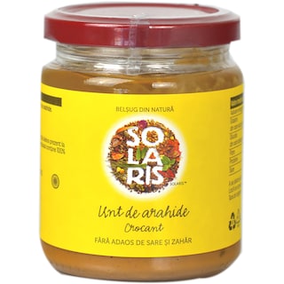 Solaris | Unt de arahide, crocant 250g