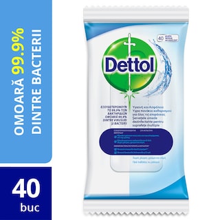 Dettol | Servetele dezinfectante 40 bucati