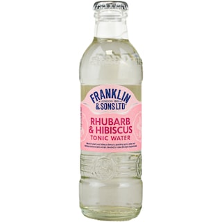 Franklin&Sons | Apa tonica cu aroma de rubarba si hibiscus 200ml