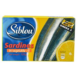 Sardine in ulei vegetal 125g
