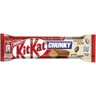 KitKat | Chunky | Ciocolata cu lapte cu interior crocant de napolitana si crema de cacao 40g