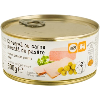 365 | Conserva cu carne presata de pasare 300g