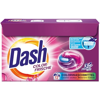 Dash | Detergent Color Frische, 12 capsule
