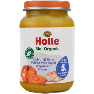 Holle | Bio | Piure eco cu dovleac si carne de pui 190g