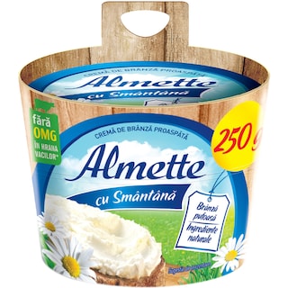 Almette | Crema de branza proaspata cu smantana 250g