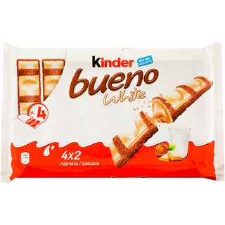 Kinder Bueno | Baton de ciocolata alba T4 156g
