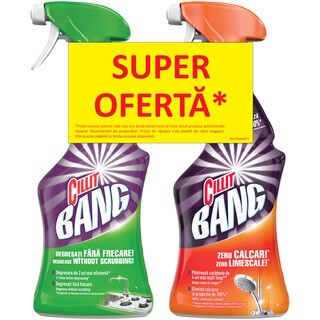 Cillit Bang | Duo pack Anticalcar + Degresant Universal  2x750ml
