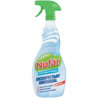 Nufar | Dezinfectant universal antibacterian cu pulverizator 750ml