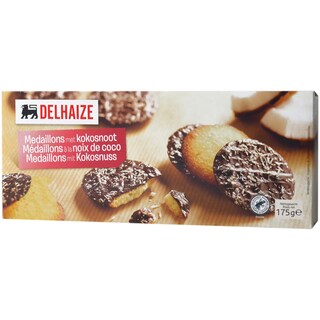 Delhaize | Fursecuri medalion cu nuca de cocos 175g