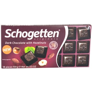 Schogetten | Ciocolata amaruie cu alune 100g