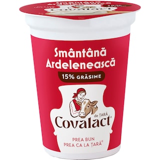 Covalact de Tara | Smantana Ardeleneasca 15% grasime 370g