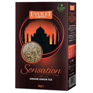 Evolet | Sensation | Ceai Loose Tea, Ginger Lemon Tea 80g