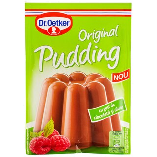 Dr. Oetker | Budinca cu gust de ciocolata si alune 48g