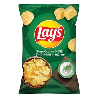 Lay's | Chips cu gust de smantana si marar 200g