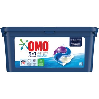 Omo | Detergent Ultimate Active Clean Trio 30 capsule
