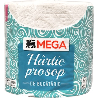 MEGA | Prosop de bucatarie, 100m, 3 straturi