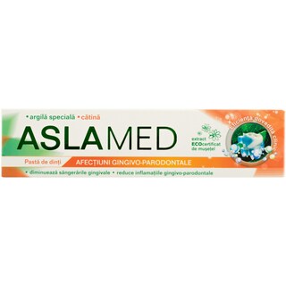 Aslamed | Pasta de dinti pentru afectiuni gingivo-paradontale 75ml
