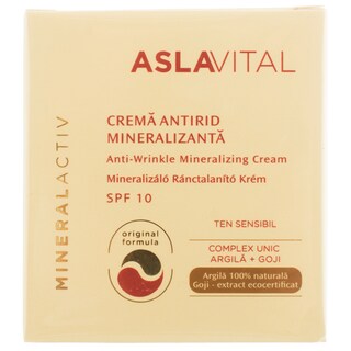 ASLAVITAL | Crema de fata antirid mineralizanta 50ml