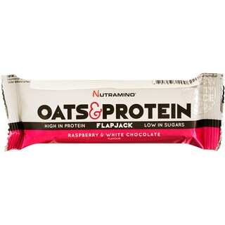 Nutramino | Baton proteic din ovaz cu aroma de zmeura 50g