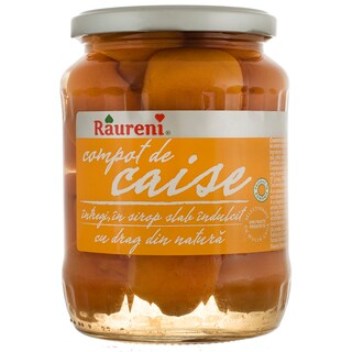 Raureni | Compot de caise intregi 720g
