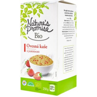 Nature's Promise Bio | Porridge bio cu capsuni 250g