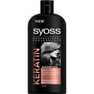 Syoss | Keratin Hair Perfection | Sampon Keratin pentru par uscat si lipsit de vitalitate 500ml