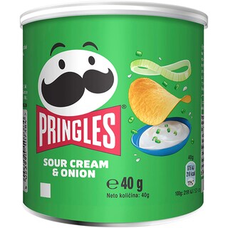 Pringles | Chipsuri din cartofi cu gust de smantana si ceapa 40g