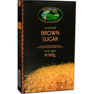 Passiflora | Zahar brun nerafinat din trestie de zahar 500g