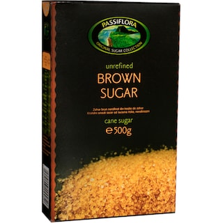 Passiflora | Zahar brun nerafinat din trestie de zahar 500g