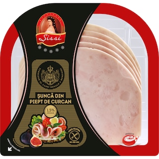 Sissi | Sunca din piept curcan feliata 170g