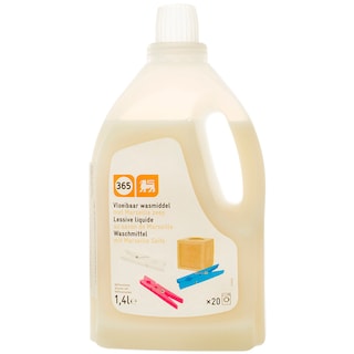 365 | Detergent lichid concentrat cu sapun de Marsilia 20 spalari 1.4L