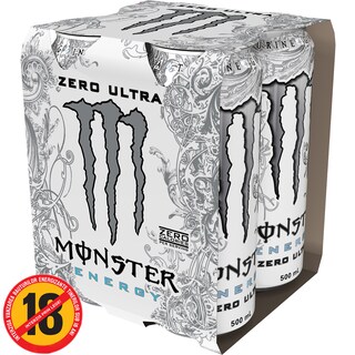 Monster | Bautura energizanta ultra white 4x500ml