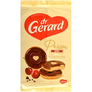 Dr Gerard | Passion | Biscuiti moi cu jeleu de visine, frisca si ciocolata 150g