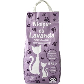 Nisipur | Asternut ecologic cu parfum de lavanda pentru pisici 5kg